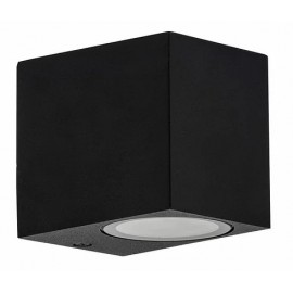 3A Lighting-SQUARE FIXED DOWN WALL PILLAR LIGHT - ST5024SIL / ST5024BK